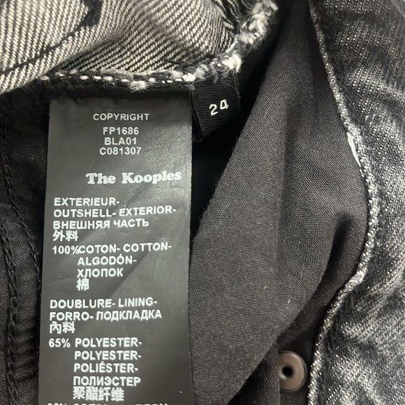 The kooples Nelly Baggy Patchwork Jeans - size 24 - Picture 10 of 14